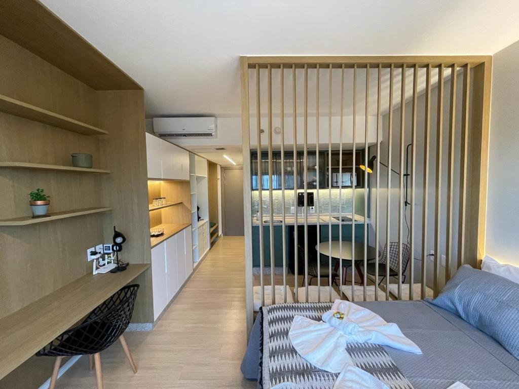 Suite Luxuosa Com Cozinha Blend Smart 1356 Goiania Bagian luar foto