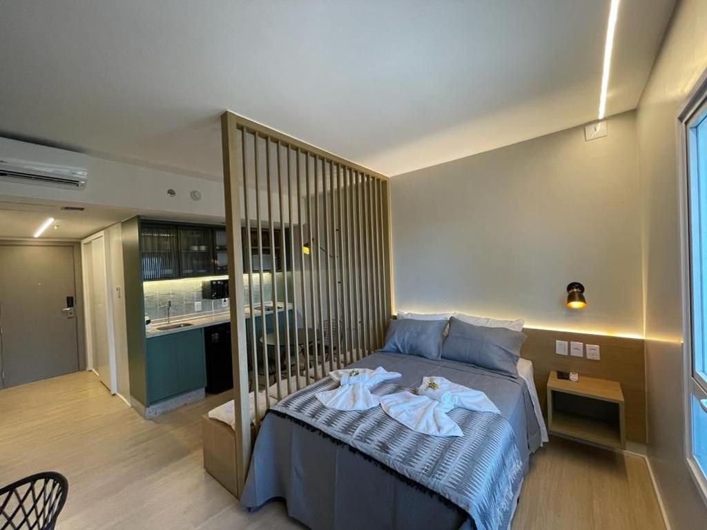 Suite Luxuosa Com Cozinha Blend Smart 1356 Goiania Bagian luar foto