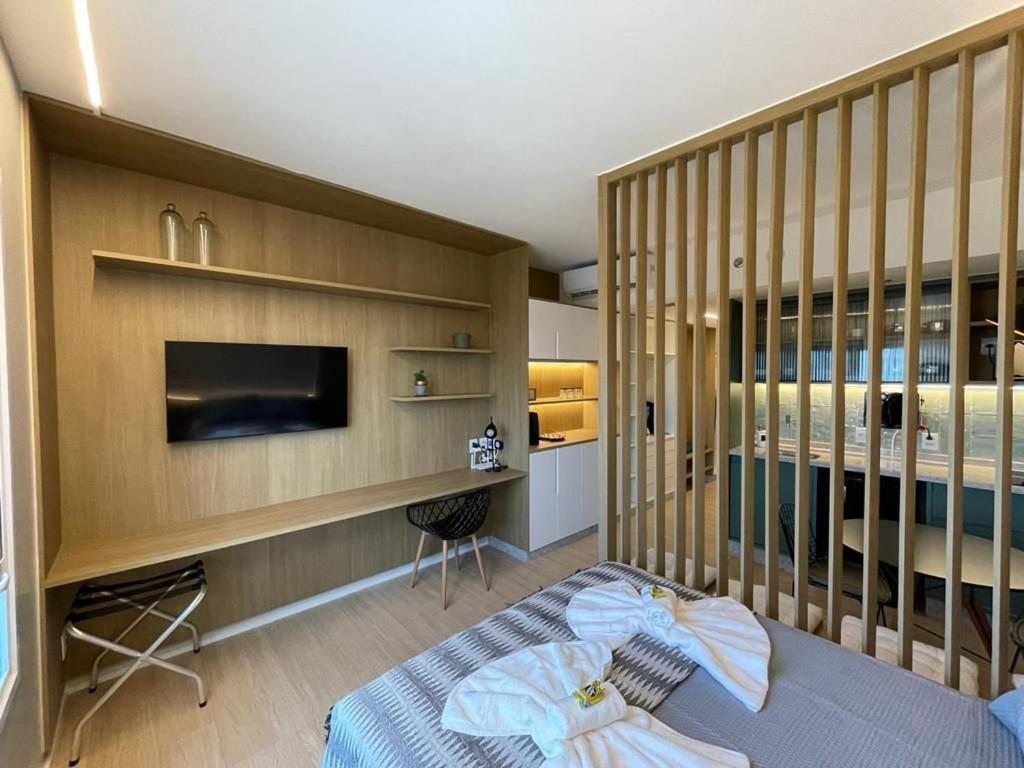 Suite Luxuosa Com Cozinha Blend Smart 1356 Goiania Bagian luar foto